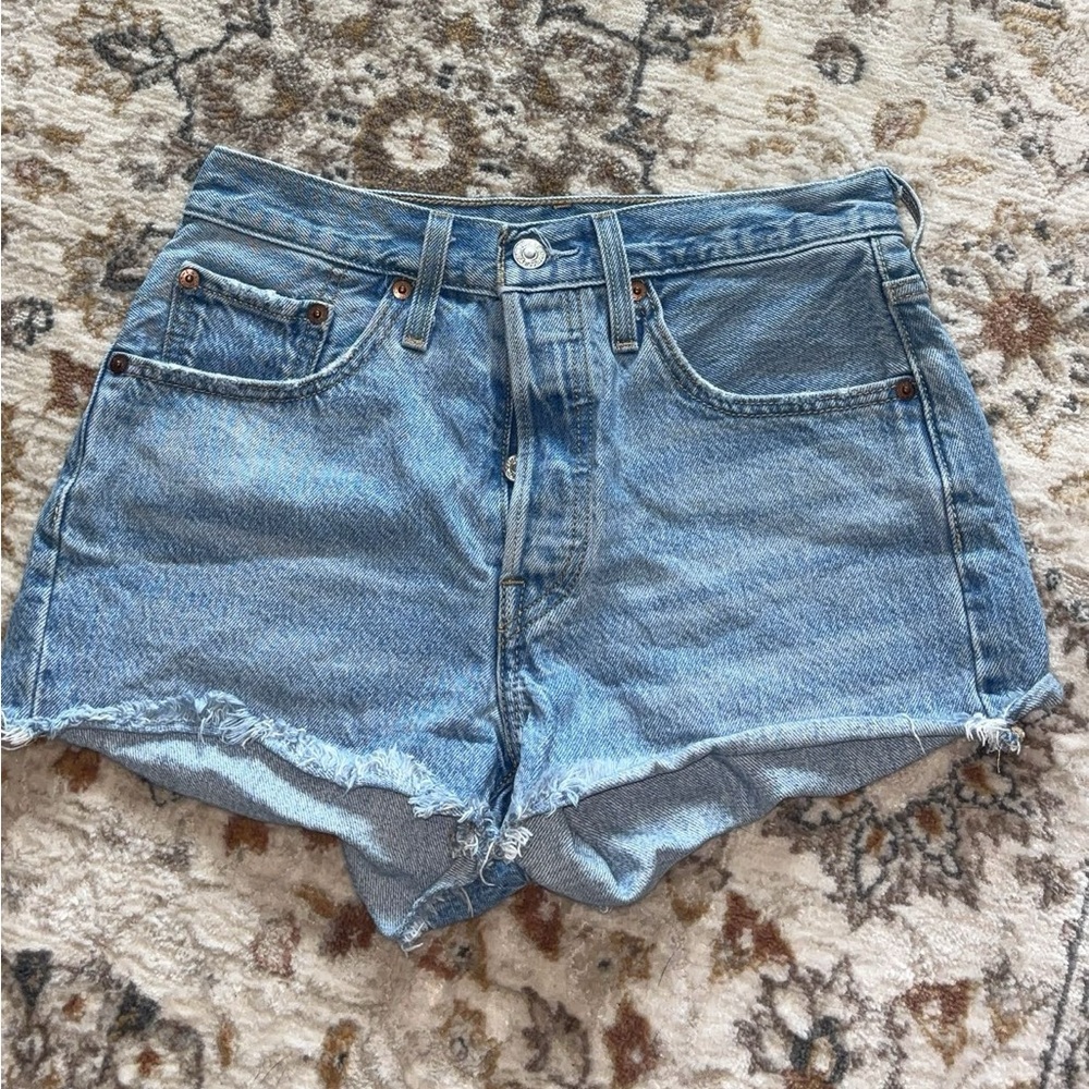 Levi's Women's Light Blue Jean Shorts